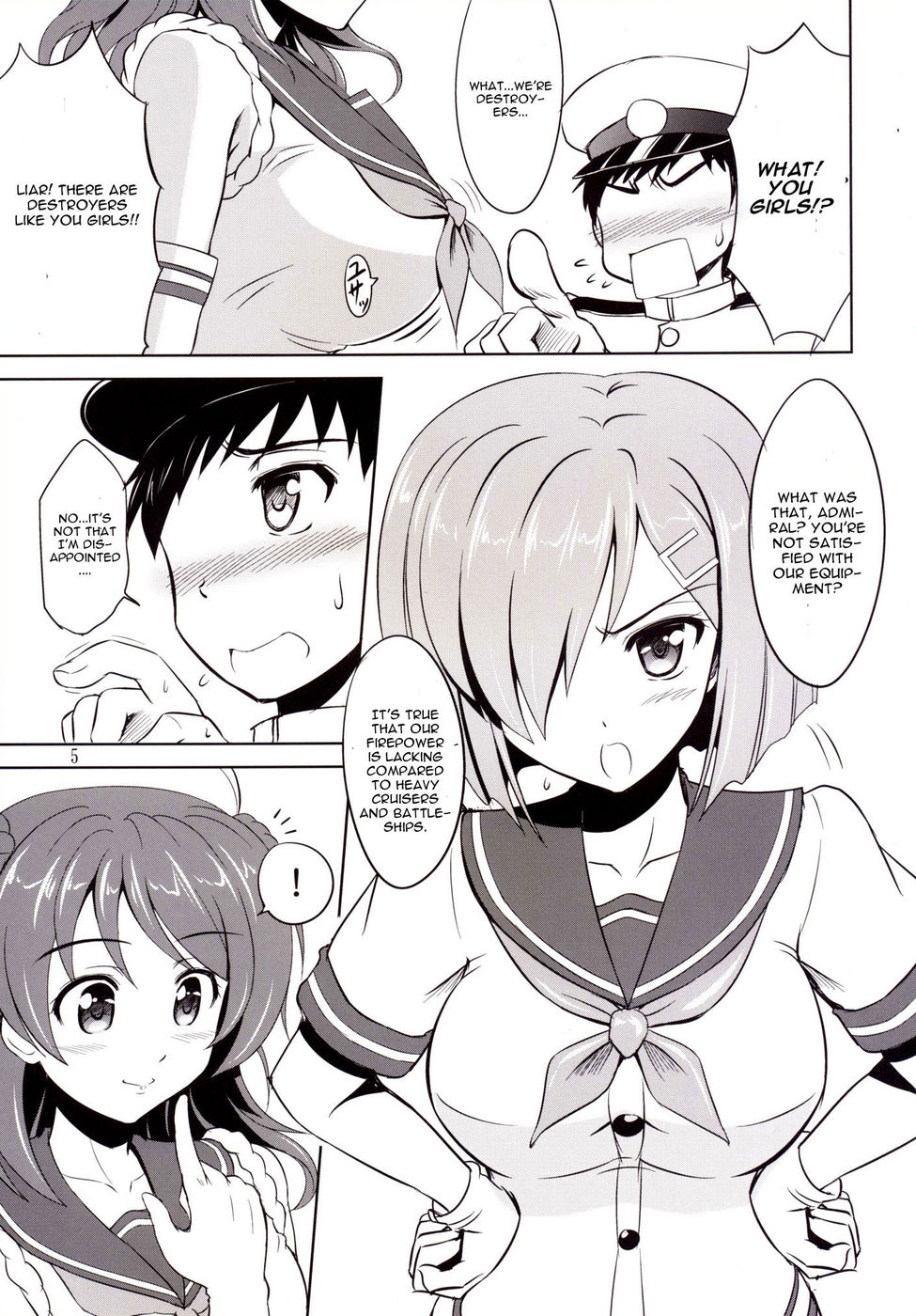 Hentai Manga Comic-There Are Destroyers Like You Girls!!-Read-4